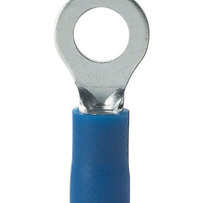 Gardner Bender 16-14 Ga. Insulated Wire Ring Terminal Blue 100 pk