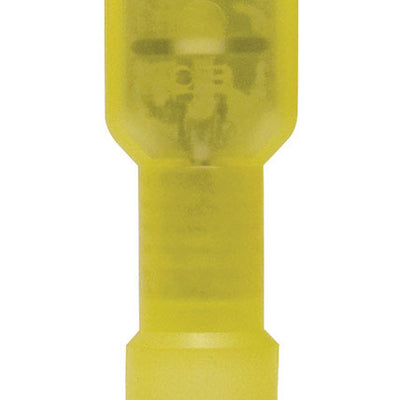 Gardner Bender 12-10 Ga. Insulated Wire Female Disconnect Yellow 4 pk