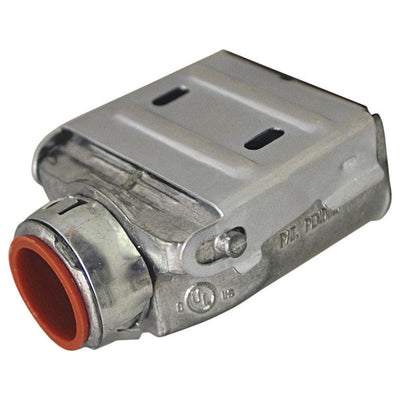 Sigma Electric Double Snap Lock 3/8 in. D Die-Cast Zinc Duplex Connector For AC, MC and FMC/RWFMC 1