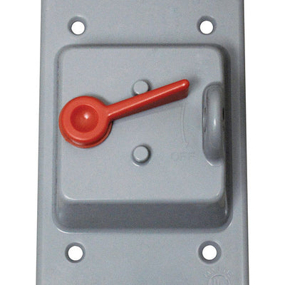 Sigma Electric Rectangle Plastic 1 gang 4.76 in. H X 3.01 in. W Toggle Switch Cover
