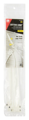 Gardner Bender 11 in. L Clear Self-Cutting Cable Tie 20 pk