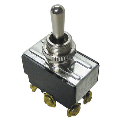 Gardner Bender 20 amps Double Pole Toggle Momentary Switch Black/Silver
