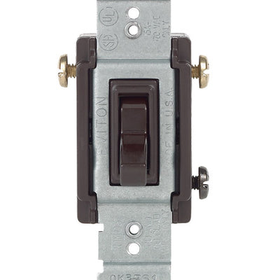 Leviton 15 amps Toggle Switch Brown
