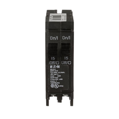 Eaton 15/15 amps Tandem 2-Pole Circuit Breaker