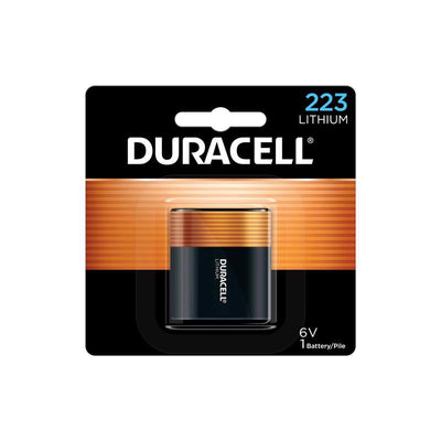 Duracell Lithium 223 6 V 1400 mAh Camera Battery