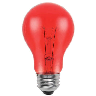 Westinghouse 25 W A19 A-Line Incandescent Bulb E26 (Medium) Red