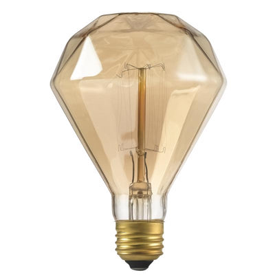 Globe Electric Designer Diamante 40 W BR30 Decorative Incandescent Bulb E26 (Medium) Amber
