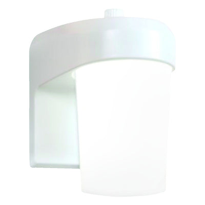 Halo White Dusk to Dawn LED Jelly Jar Light w/Photocell