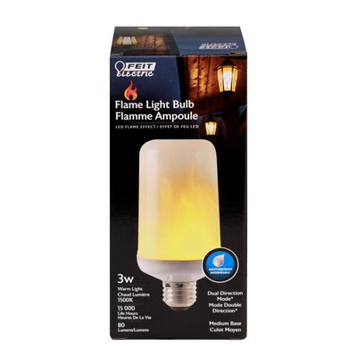 Feit Flame Bulb S6 E26 (Medium) LED Bulb Warm Candle Light 30 Watt Equivalence