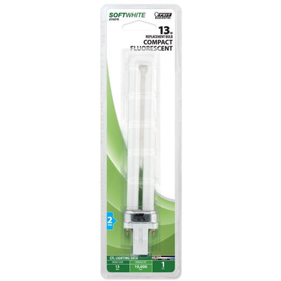 Feit Legacy Bulbs 13 W PL 1.3 in. D X 7 in. L CFL Bulb Soft White Specialty 2700 K