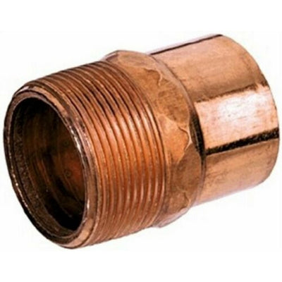 NIBCO 1/2 in. Threaded X 1/2 in. D MPT Wrought Copper Adapter