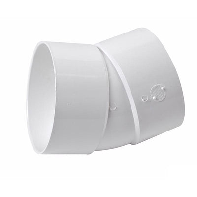NDS Schedule 35 6 in. Hub each X 6 in. D Hub PVC Elbow