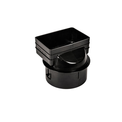Advanced Drainage Systems 6 in. Snap Polyethylene 7 in. Downspout Adapter