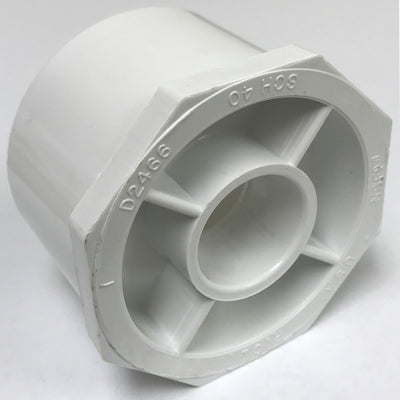 Charlotte Pipe Schedule 40 3 in. Slip X 1 in. D Slip PVC Reducing Bushing