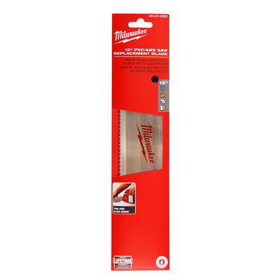 Milwaukee 12 in. L X 12 in. W Steel PVC/ABS Saw Replacement Blade 10 TPI