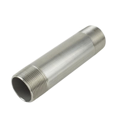 B&K Proline 1/4 in. MIP in. X 1/4 in. D MIP Stainless Steel 4 in. L Nipple