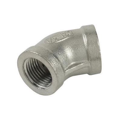 B&K Proline 1 in. FIP in. X 1 in. D FIP Stainless Steel 45 Degree Elbow