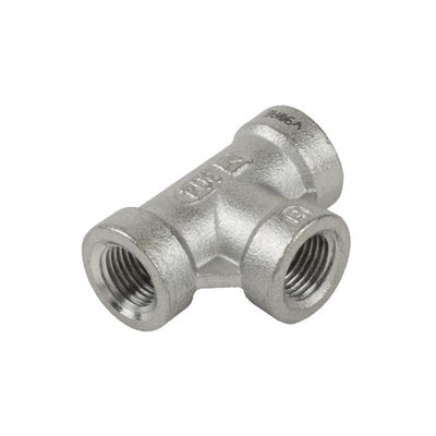 B&K Proline 1/4 in. FIP in. X 1/4 in. D FIP 1/4 in. D FIP Stainless Steel 4 in. L Tee