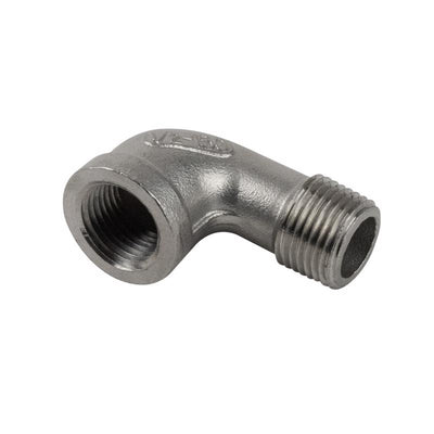 B&K Proline 3/8 in. MIP in. X 3/8 in. D FIP Stainless Steel 90 Degree Street Elbow
