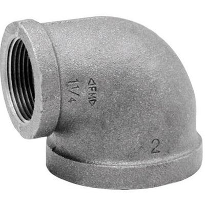 Anvil 2 in. FPT X 1-1/2 in. D FPT Galvanized Malleable Iron Elbow