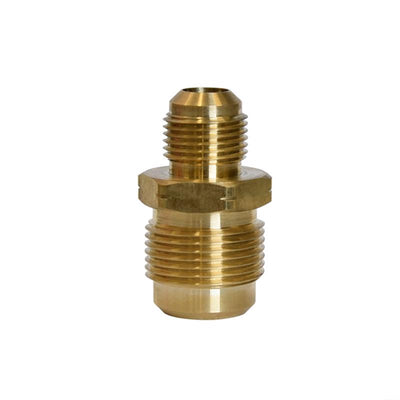 ATC 3/4 in. Flare X 1/2 in. D Flare Yellow Brass Union