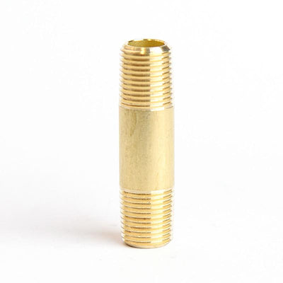ATC 1/8 in. MPT X 1/8 in. D MPT Yellow Brass Nipple 1-1/2 in. L