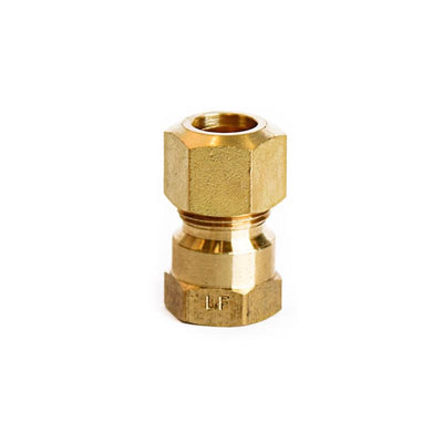 ATC 3/8 in. Compression in. X 1/4 in. D FPT Brass Coupling