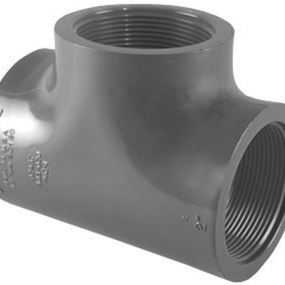 Charlotte Pipe Schedule 80 1-1/2 in. FPT X 1-1/2 in. D FPT PVC Tee