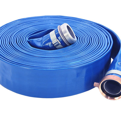 Abbott Rubber PVC Discharge Hose 1-1/2 in. D X 25 ft. L