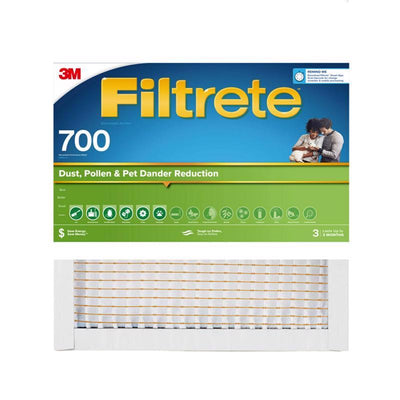 Filtrete 12 in. W X 12 in. H X 1 in. Polypropylene 700 MPR Pleated Air Filter
