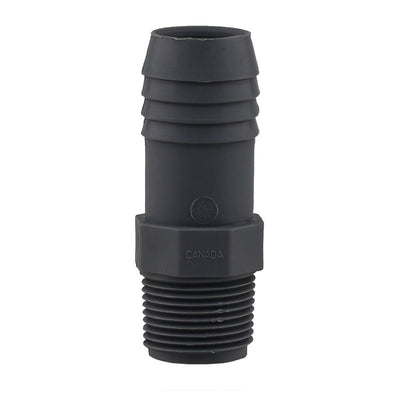 Boshart Industries 3/4 in. MPT in. X 1 in. D Insert Polypropylene Reducing Male Adapter