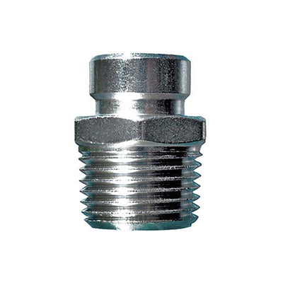 Anderson Metals 1/2 in. Female Compression Swivel in. X 1/2 in. D MPT Yellow/Brass Chrome Compressio