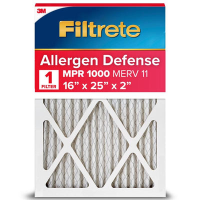 Filtrete 16 in. W X 25 in. H X 2 in. Polypropylene 1000 MPR Pleated Air Filter