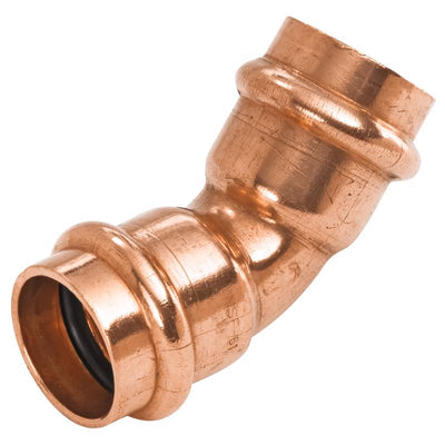 NIBCO 1-1/4 in. Press X 1-1/4 in. D Press Wrought Copper 45 Degree Elbow