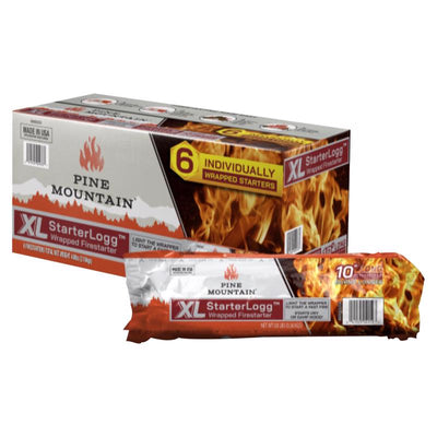Pine Mountain StarterLogg Wood Fire Starter 15 min 6 pk