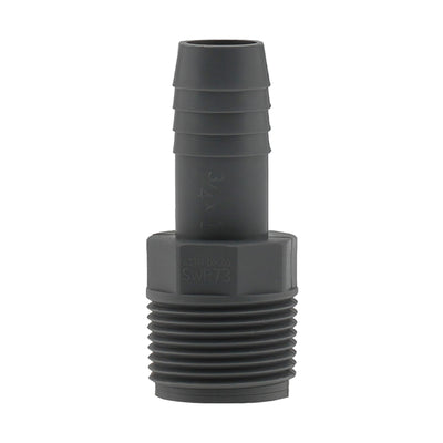 Boshart Industries 1 in. MPT in. X 3/4 in. D Insert Polypropylene Reducing Male Adapter