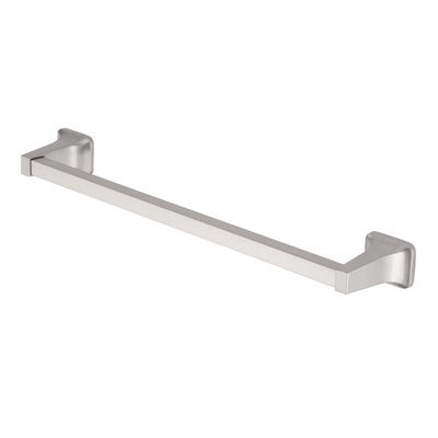 Oakbrook Collection Brushed Nickel Towel Bar 18 in. L Die Cast Zinc