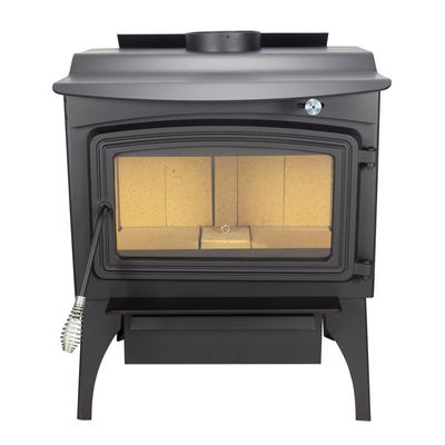 Pleasant Hearth EPA Certified 2200 sq ft Vintage Cord Wood Stove Hopper