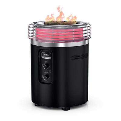 Ninja 21.8 in. W Stainless Steel Round Propane Fire Pit