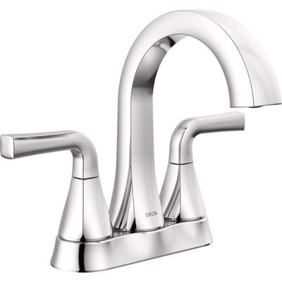 Delta Dallace Chrome Contemporary Lavatory Faucet 4 in.