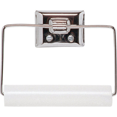 DECKO Chrome Silver Toilet Paper Holder