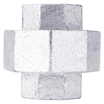 STZ Industries 1/4 in. FIP each X 1/4 in. D FIP Galvanized Malleable Iron Union