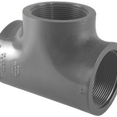 Charlotte Pipe Schedule 80 1 in. FPT X 1 in. D FPT PVC Tee