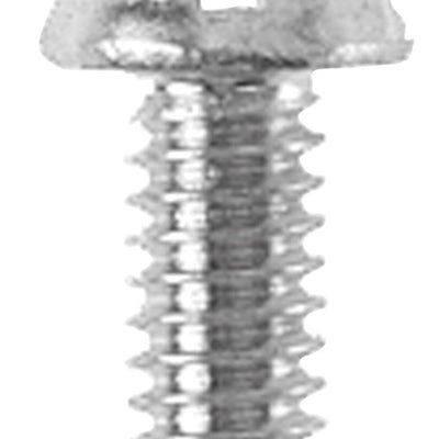 Danco No. 8-32 X 3/8 in. L Slotted Round Head Chrome-Plated Brass Bibb Screw