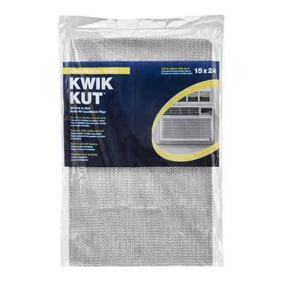 NaturalAire 15 in. W X 24 in. H X 1/4 in. Aluminum 4 MERV Air Conditioner Filter