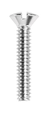 Danco No. 10-24 X 1 in. L Slotted Oval Head Chrome-Plated Brass Faucet Handle Screw