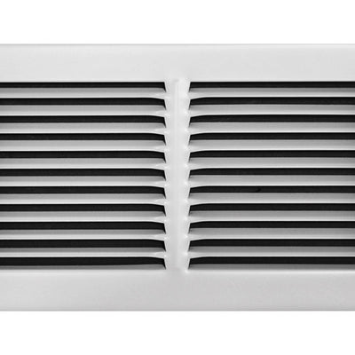 Tru Aire 6 in. H X 12 in. W 1-Way Powder Coat White Steel Return Air Grille