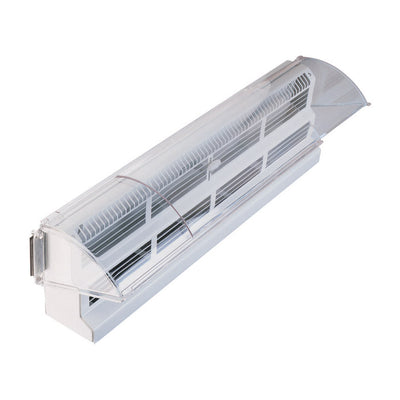 Deflect-O Jordan 5 in. H X 15-1/2 in. W 1-Way Clear Plastic Air Deflector