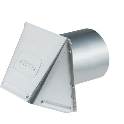 Deflect-O 6 in. D Aluminum Wall Cap With Damper