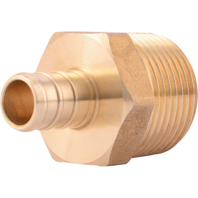SharkBite Push to Connect 1/2 in. Barb each X 3/4 in. D MPT Brass Reducing Adapter